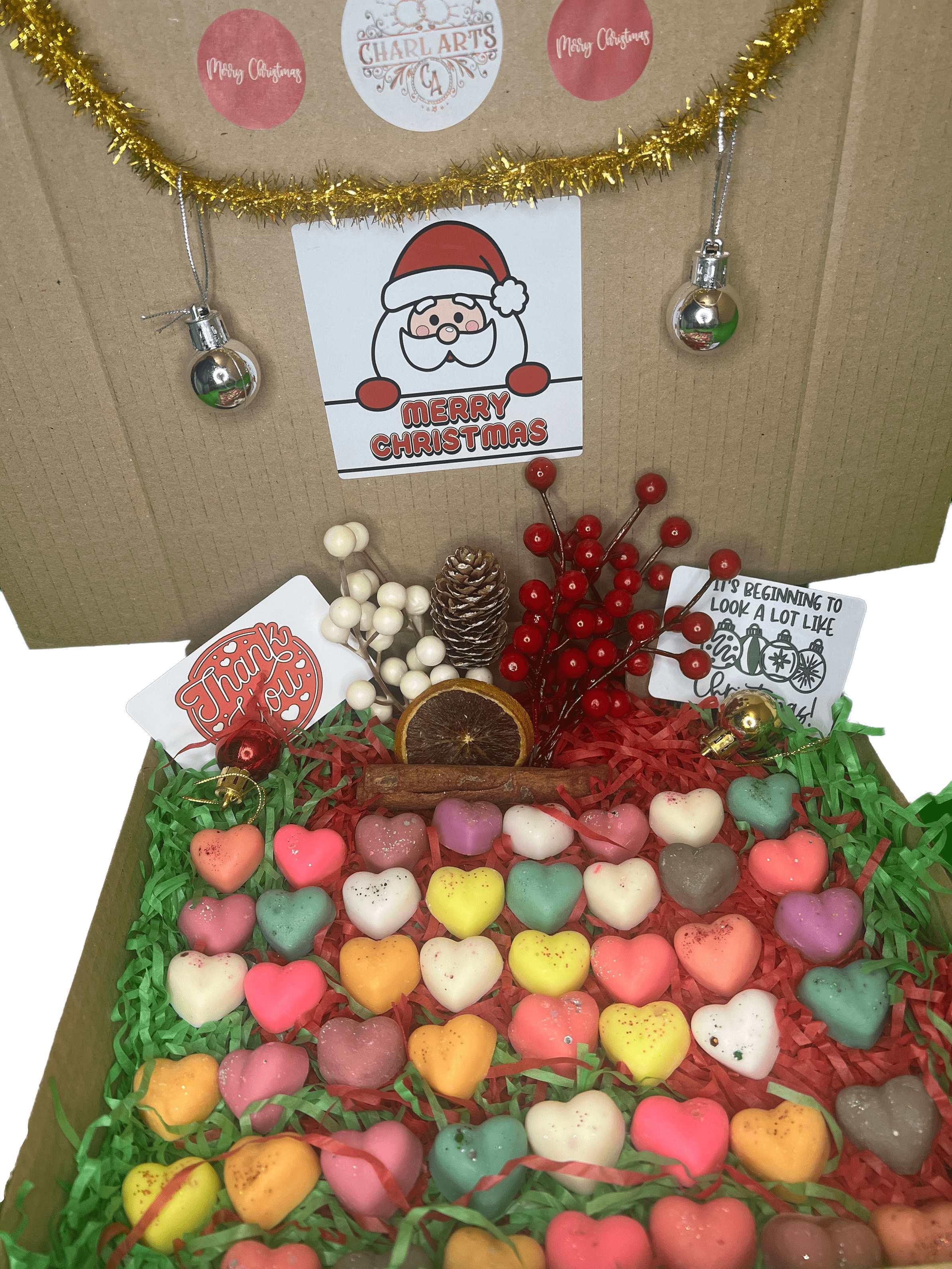 Christmas Wax Melt Gift Box, Wax Melt Variety Box